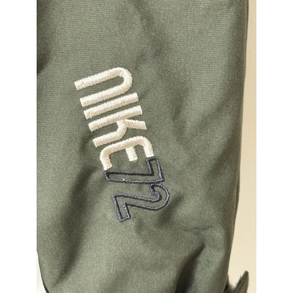 Nike72‎ Windbreaker Jacket Mens L Olive Green/Tan Full Zip Vintage